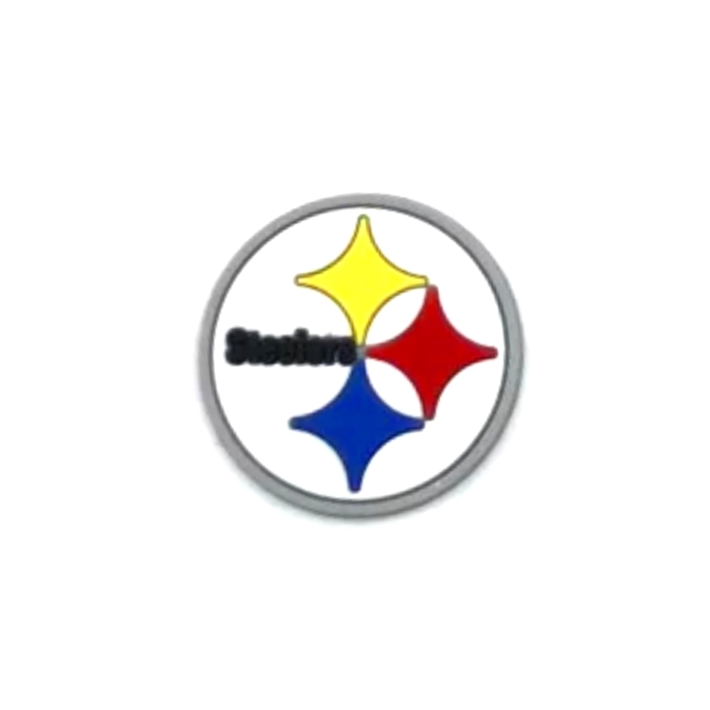 Pittsburgh Steelers Croc Charm | Football Jibbitz | Bracelet Charms.